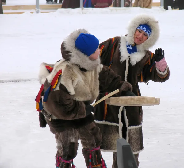 Nadym、ロシア - 2007 年 3 月 3 日: 国民の休日、日の — ストック写真