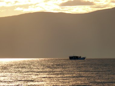 Irkutsk, Rusya - 24 Ağustos 2012: doğa, Deniz Baykal.