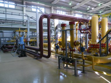 Rusya, Nadym - 8 Haziran 2011: Ekipman şirketi Gazprom ben