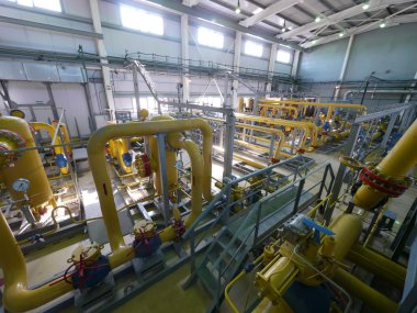 Rusya, Nadym - 8 Haziran 2011: Ekipman şirketi Gazprom ben