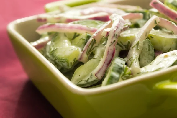 salatalık ve kırmızı soğan salata