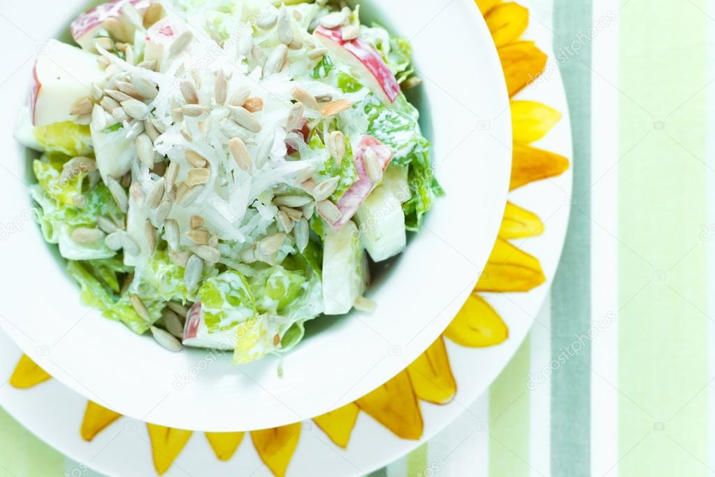 Crunchy Apple and Sunflower Seed Salad