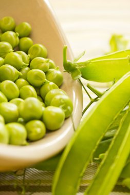 taze organik bezelye