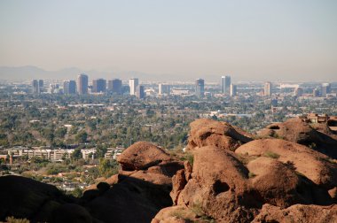 Phoenix manzarası: Camelback Mountain görünümünden