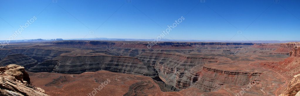 Muley Point vista panorámica — Foto de stock #12105848 © smartyunknown