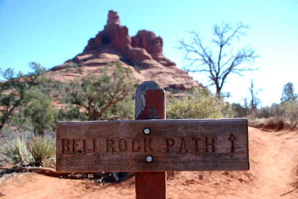 Bell Rock path near Sedona, Arizona — Stock Photo, Image
