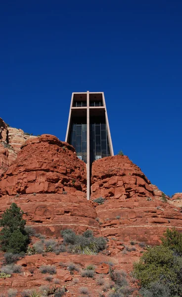 Каплиця Святого Хреста під Седона, штат Арізона — стокове фото