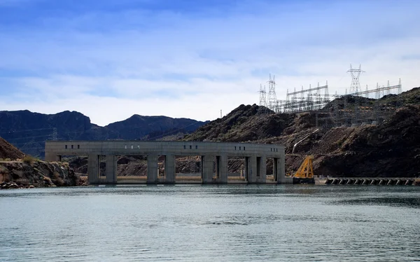 Parker dam na granicy Kalifornii i Arizonie — Zdjęcie stockowe