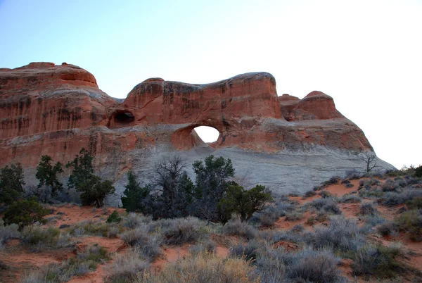 Devil's garden in Arches National Park — Stock Photo, Image