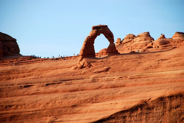 Delicated Arch in Arches National Park Stock Photo