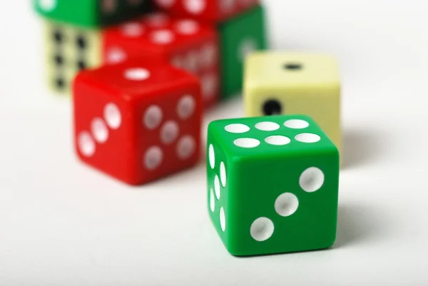 Throwing dice — Stock Photo, Image