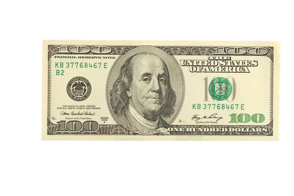 Dollar 100 bank note money — Stock Photo, Image