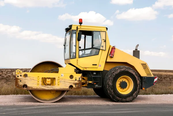 Bau und Reparatur der Autobahn — Stockfoto