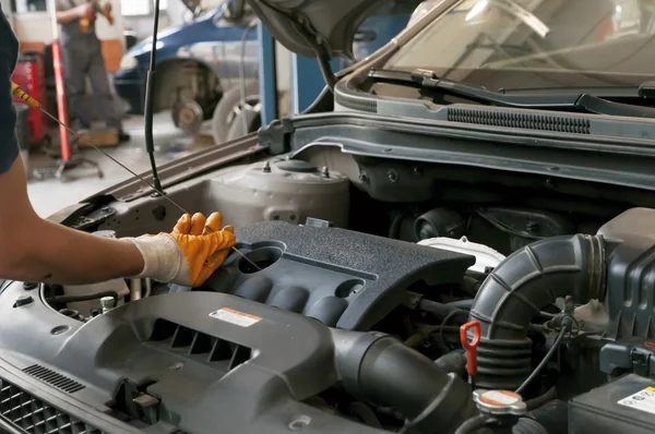 Autoservis uvnitř — Stock fotografie