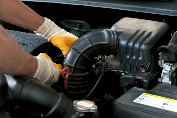 Auto-Service im Inneren — Stockfoto