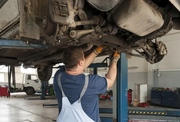 Autoservis uvnitř — Stock fotografie