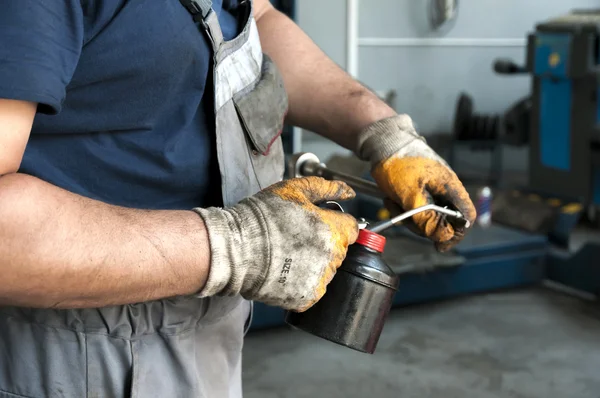 Serviço de carro dentro — Fotografia de Stock