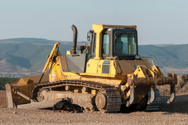 Bau und Reparatur von Straßen und Autobahnen — Stockfoto