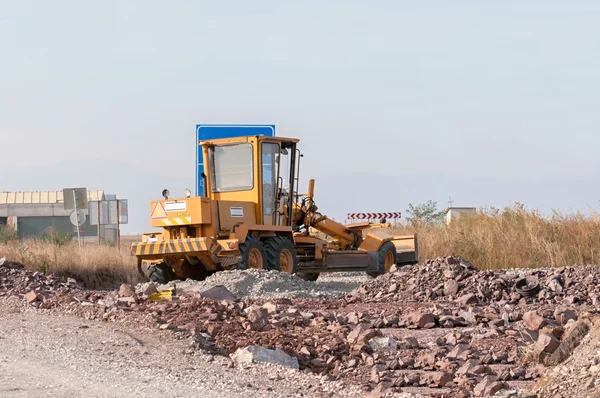 Construcción y reparación de carreteras y autopistas — Foto de Stock