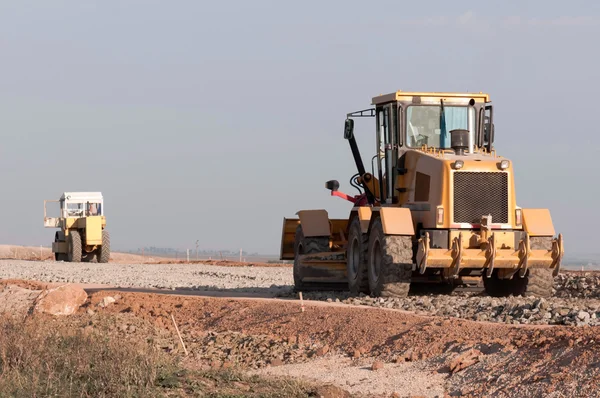 Budowa i naprawa dróg i autostrad — Zdjęcie stockowe