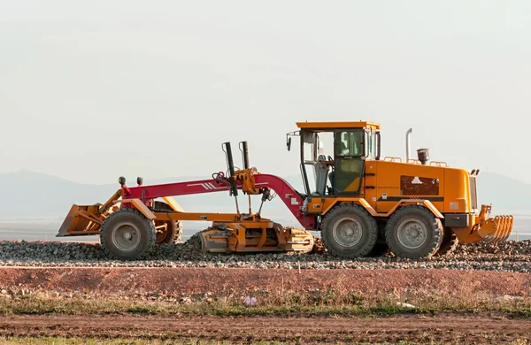 Construcción y reparación de carreteras y autopistas —  Fotos de Stock