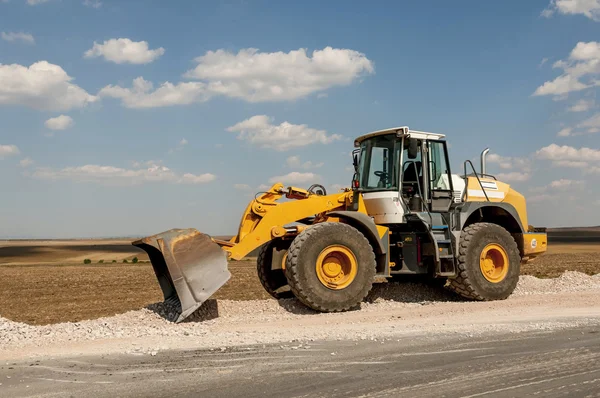 Bau und Reparatur von Straßen und Autobahnen — Stockfoto