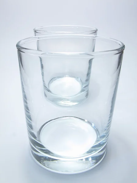 Empty glass close-up — Stock Photo, Image