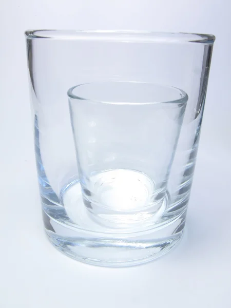 Glass in the glass — Stock Photo, Image