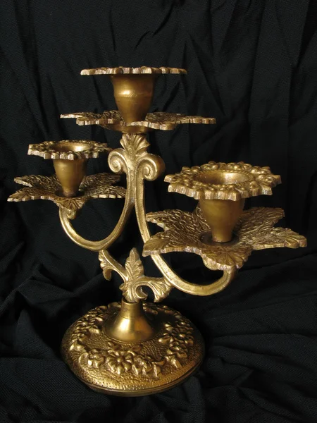 Candlestick for three candles — Stock Photo, Image