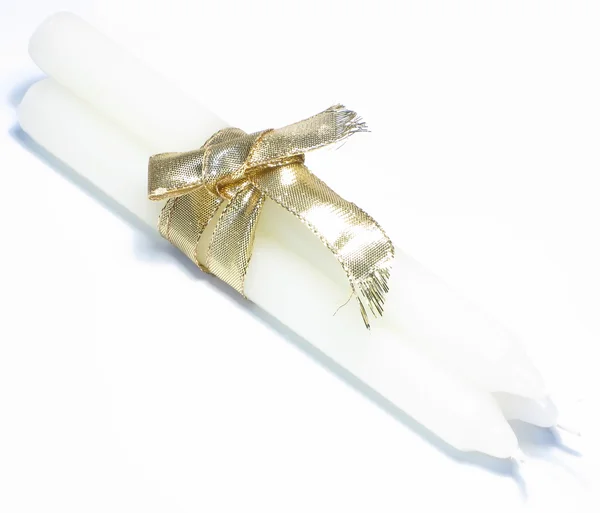 White candles — Stock Photo, Image