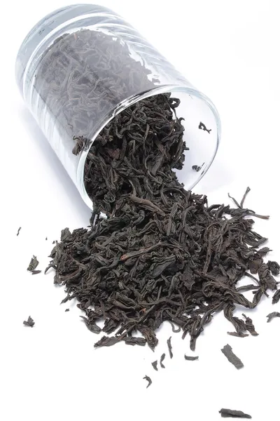 Black tea leaves — Stock Photo, Image