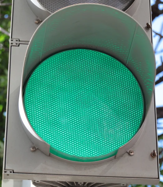 Green signal — Stock Photo, Image