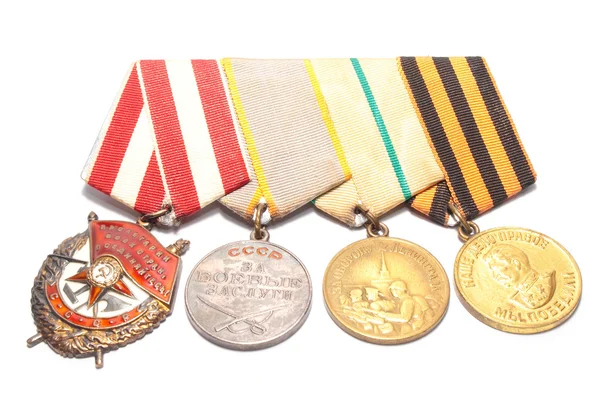 Medallas durante la Segunda Guerra Mundial Imágenes de stock libres de derechos