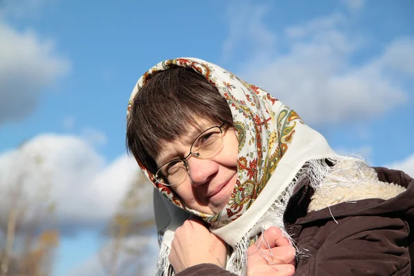 Einfache schöne Frau — Stockfoto