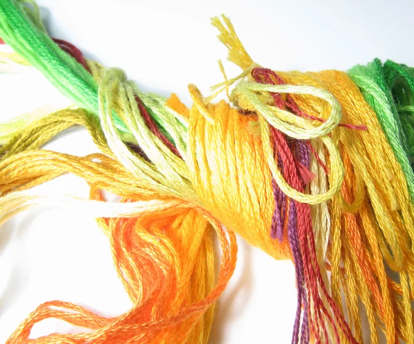 Multicolor wątki — Zdjęcie stockowe