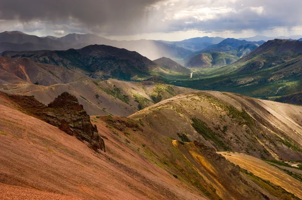 Färgade berg — Stockfoto