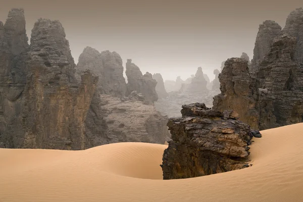 Libyjská poušť. — Stock fotografie