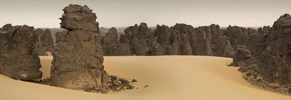 Deșertul Libian . — Fotografie, imagine de stoc