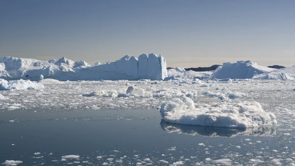 Ledovce a ledovce Grónska — Stock fotografie