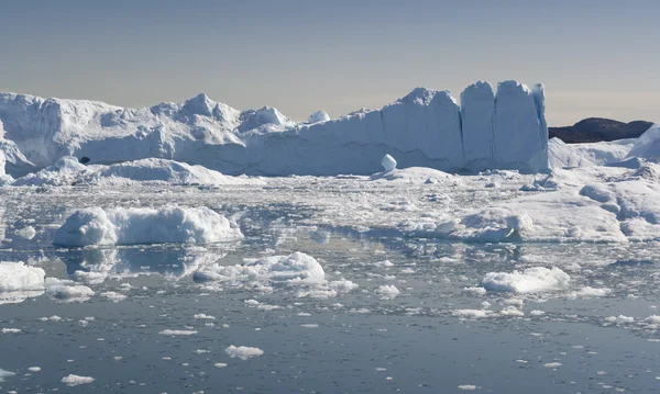 Geleiras e icebergues da Gronelândia — Fotografia de Stock