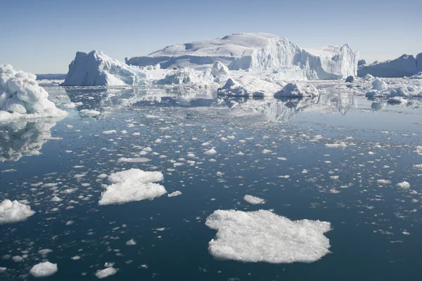 Ghiacciai e iceberg della Groenlandia — Foto Stock