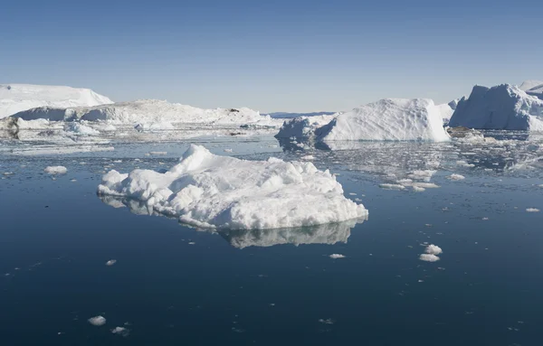 Ghiacciai e iceberg della Groenlandia — Foto Stock
