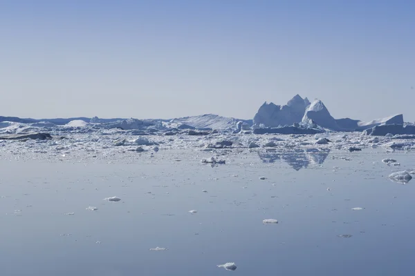 Glaciares e icebergs de Groenlandia — Foto de Stock