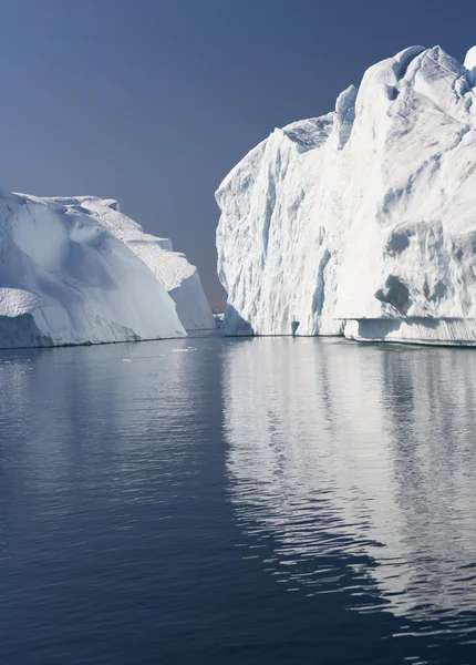 Ghiacciai e iceberg della Groenlandia — Foto Stock