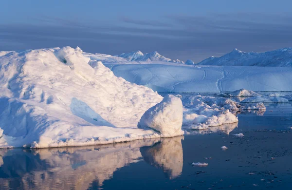 Glaciers et icebergs du Groenland — Photo