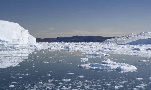 Ghiacciai e iceberg della Groenlandia — Foto Stock