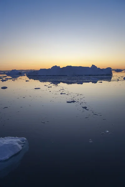 Gletscher und Eisberge Grönlands — Stockfoto