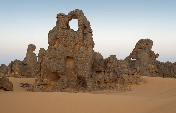Removed rocks in the Sahara Desert, Libya — Stock Photo, Image