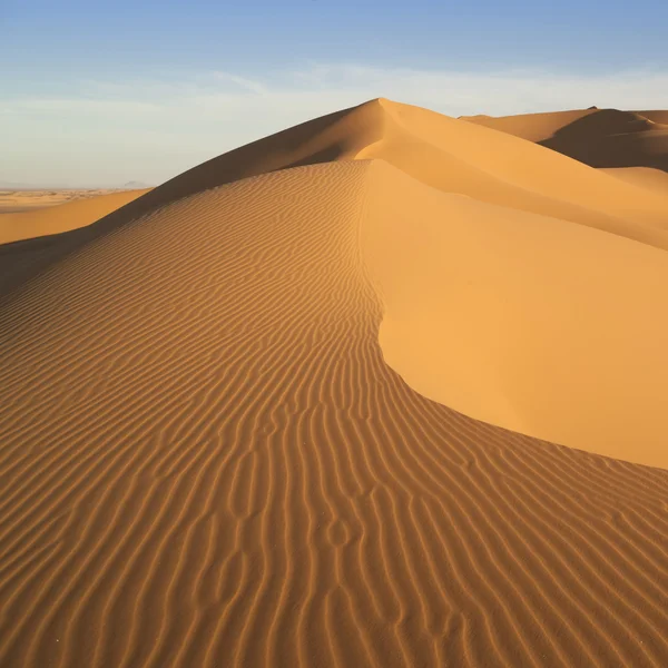 Poušť Saharu, Libye — Stock fotografie
