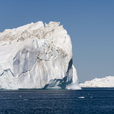 Mavi icebergs Grönland